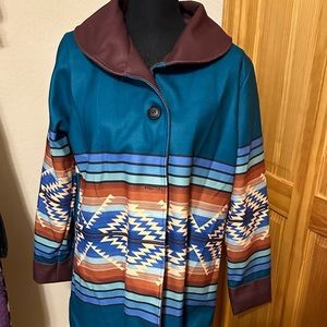 Woman’s large coat